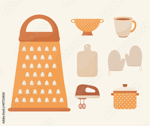 seven cooking icons