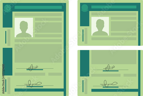 Driver license of Brazil - CNH Illustration