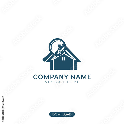 repair broken house concept. vector illustration for real estate