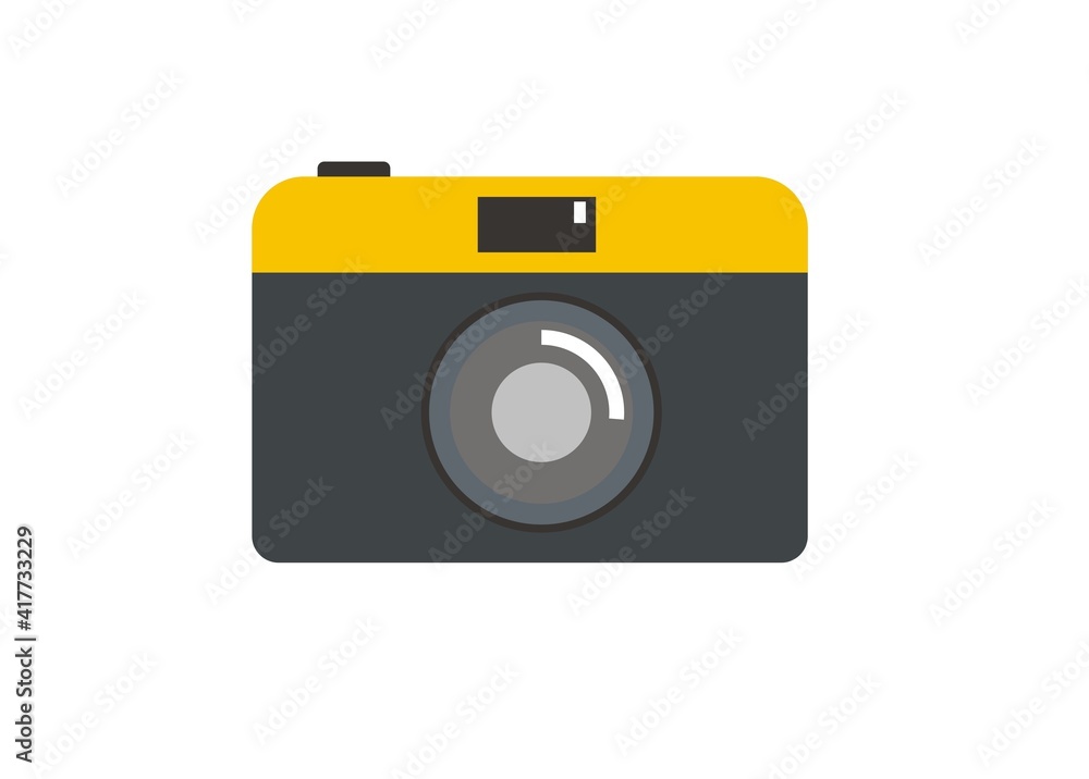 Camera icon. Simple flat illustration Camera icon. Simple flat illustration