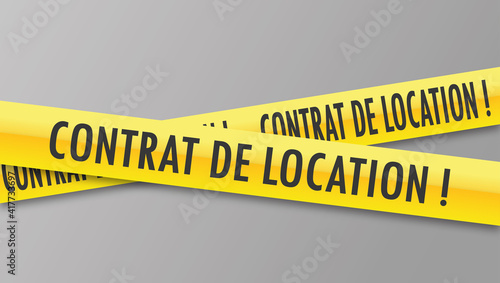 Logo contrat de location.
