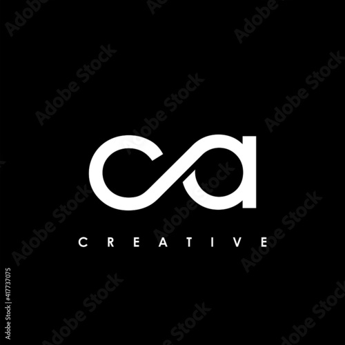 CA Letter Initial Logo Design Template Vector Illustration