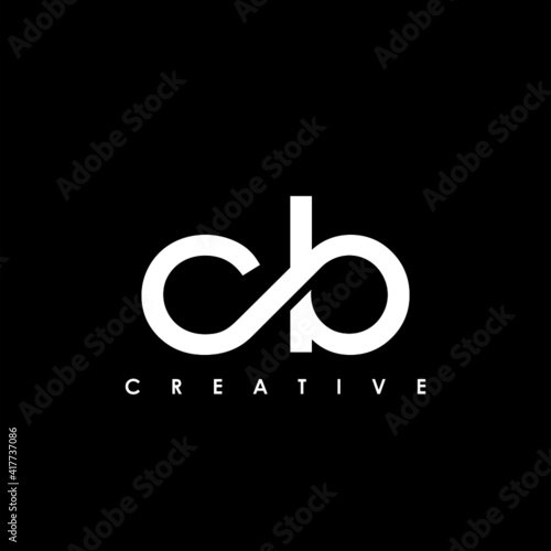 CB Letter Initial Logo Design Template Vector Illustration