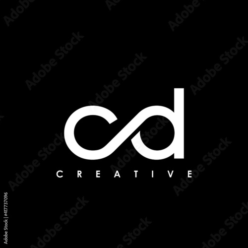 CD Letter Initial Logo Design Template Vector Illustration
