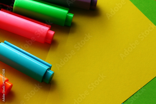  Highlighter is a variant of a felt tip pen with water based ink that is used for marking of text
