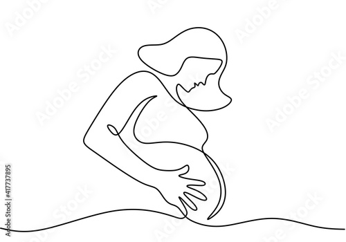 One continuous line drawing...