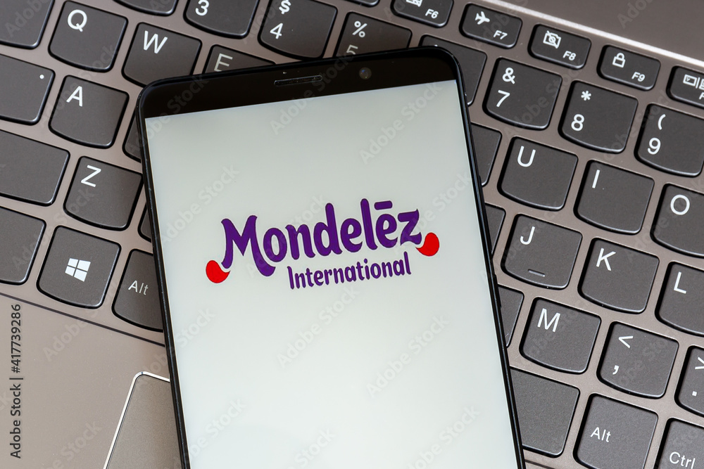 Milan, Italy - November 1, 2017: Mondelez International Logo On The Website  Homepage. Stock Photo, Picture and Royalty Free Image. Image 93290648.