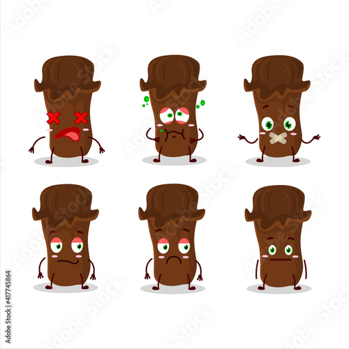 Clevo cartoon in character with nope expression