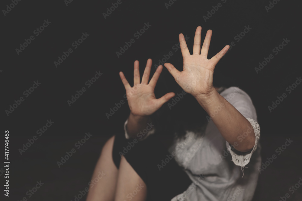 Stop violence against Women. Human rights violations concept. Stop violence against Women. Human rights violations concept.