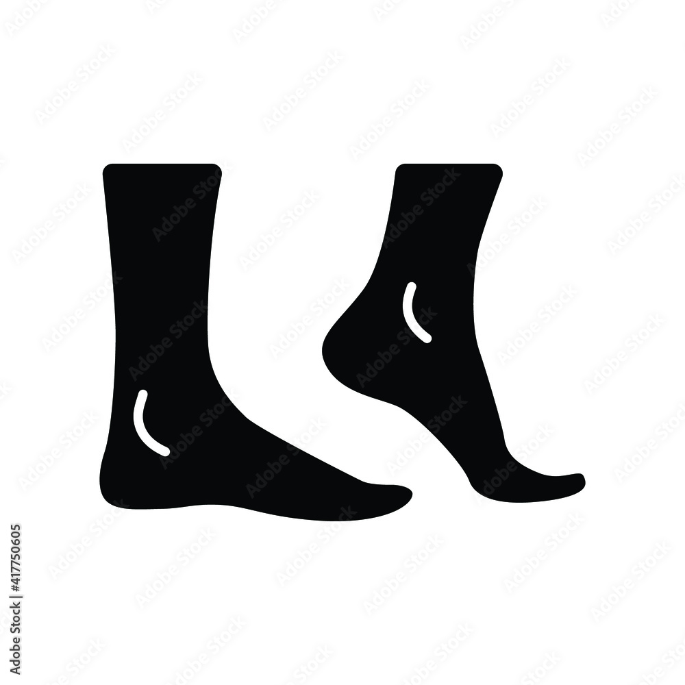 Foot, ankle glyph icon. Solid style can be used for web, mobile, ui. Pain, hip, ortho, anatomy, body, care concept. Vector logo illustration isolated on white background. EPS 10. Foot, ankle glyph icon. Solid style can be used for web, mobile, ui. Pain, hip, ortho, anatomy, body, care concept. Vector logo illustration isolated on white background. EPS 10.