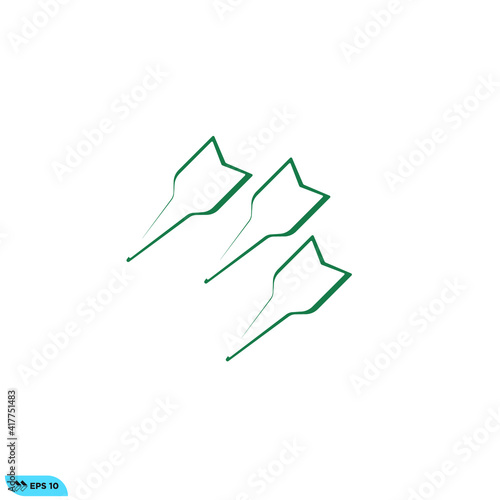 Icon vector graphic of arrow