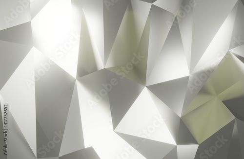 Abstract geometric pattern background polygonal triangle silver background