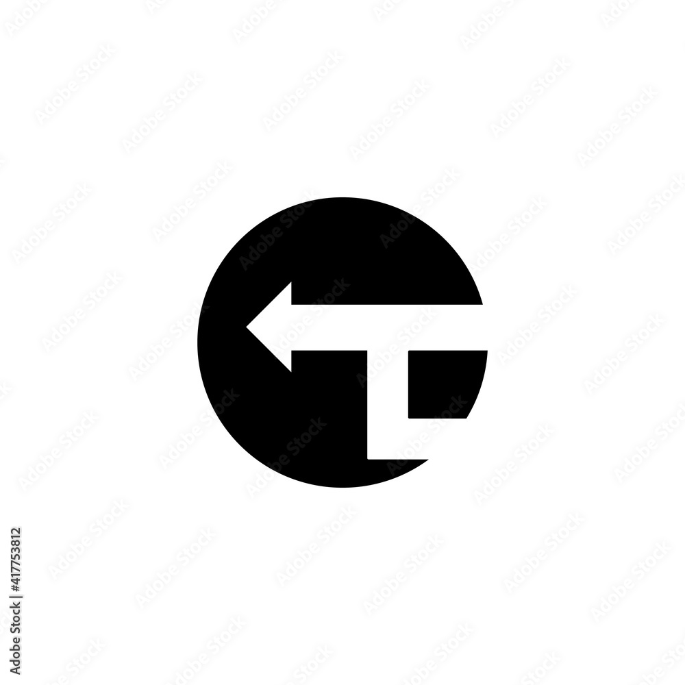 Arrow vector illustration icon Arrow vector illustration icon