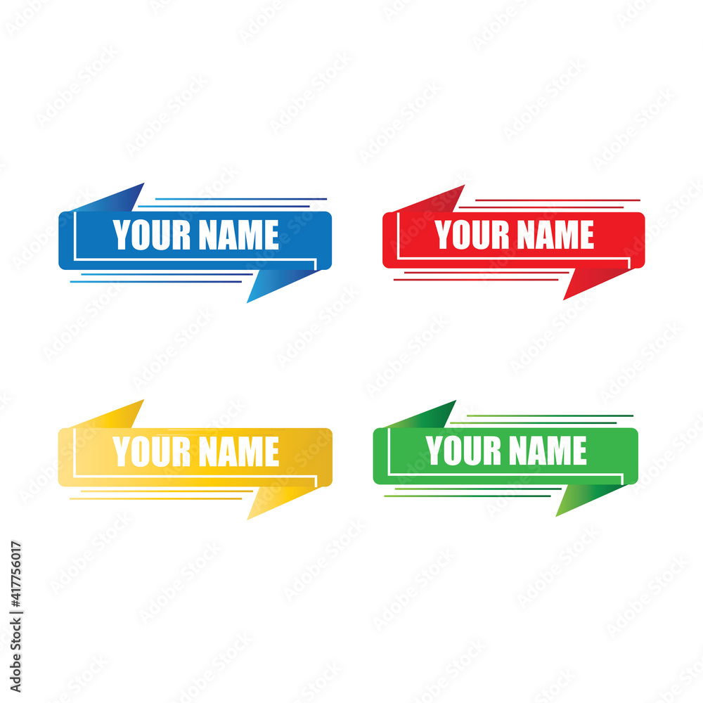 simple banner icon vector logo simple banner icon vector logo