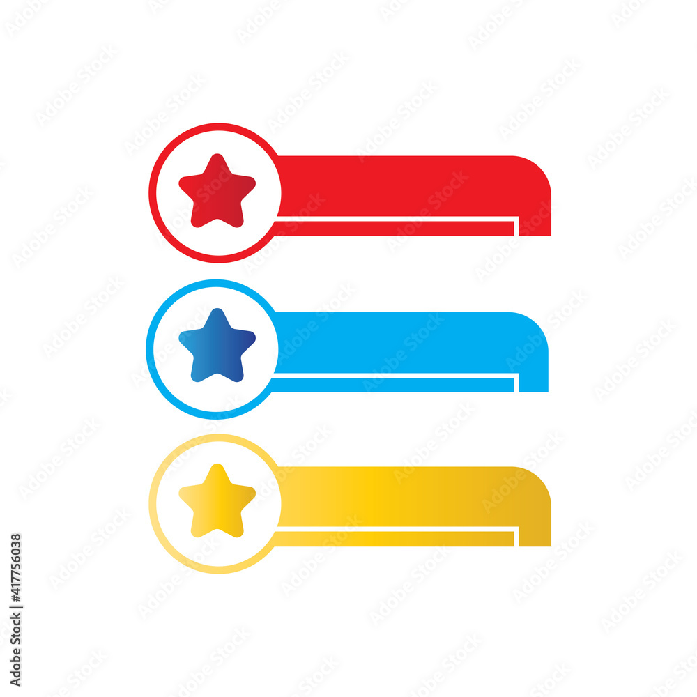 simple banner icon vector logo simple banner icon vector logo