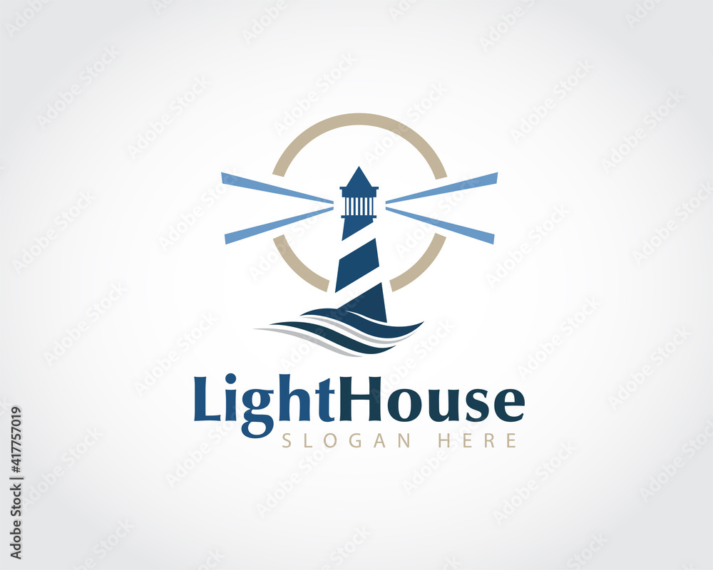abstract lighthouse glow light logo symbol design illustration inspiration abstract lighthouse glow light logo symbol design illustration inspiration