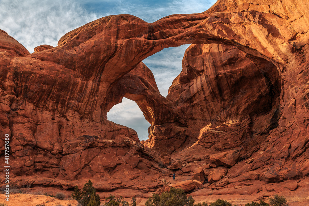 Double Arch Views at Arches National Park