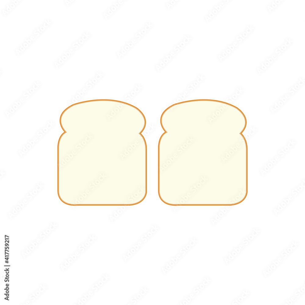 simple delicious bread icon vector logo simple delicious bread icon vector logo