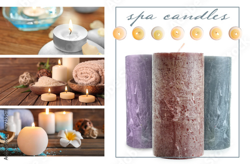 Collage of different aroma ...