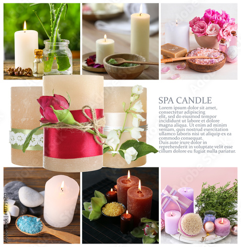 Collage of different aroma ...