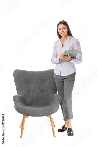 Portrait of female psycholo...