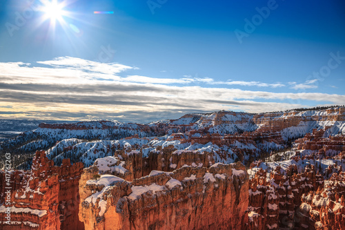 Winter Morning on Bryce Canyon National Park