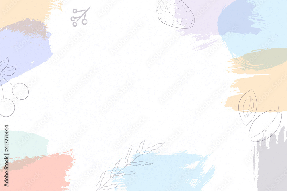 Abstract summer and spring trendy artistic background template Abstract summer and spring trendy artistic background template