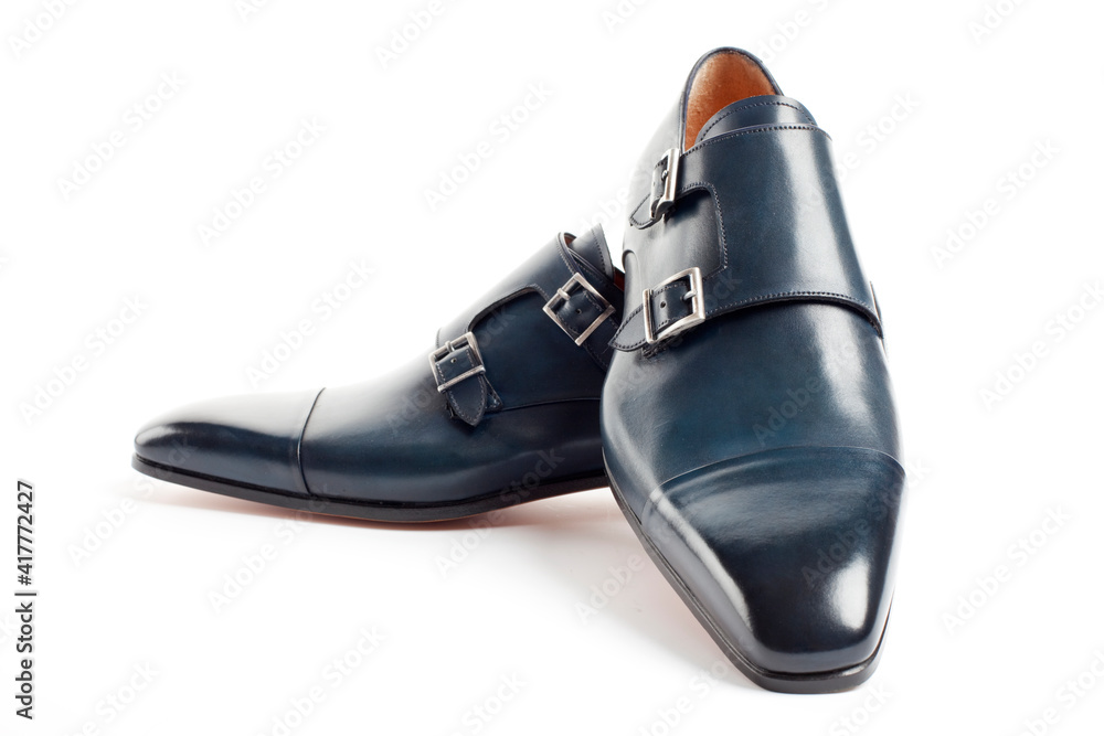 Man's shoes in studio for advertisement Man's shoes in studio for advertisement