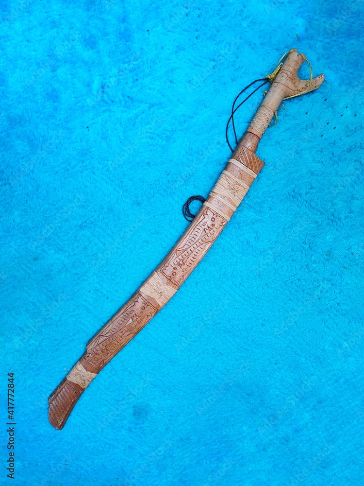 'Parang ilang' is a traditional machete of the Malaysian Borneo 'Dayak
