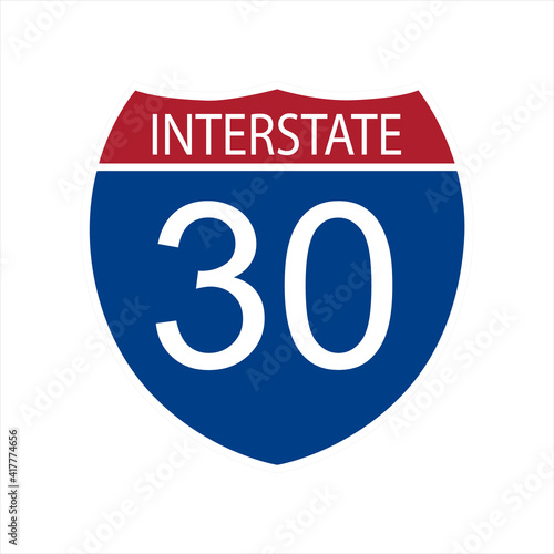 Interstate highway road