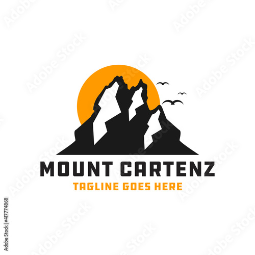 Mount Cartenz logo in papua