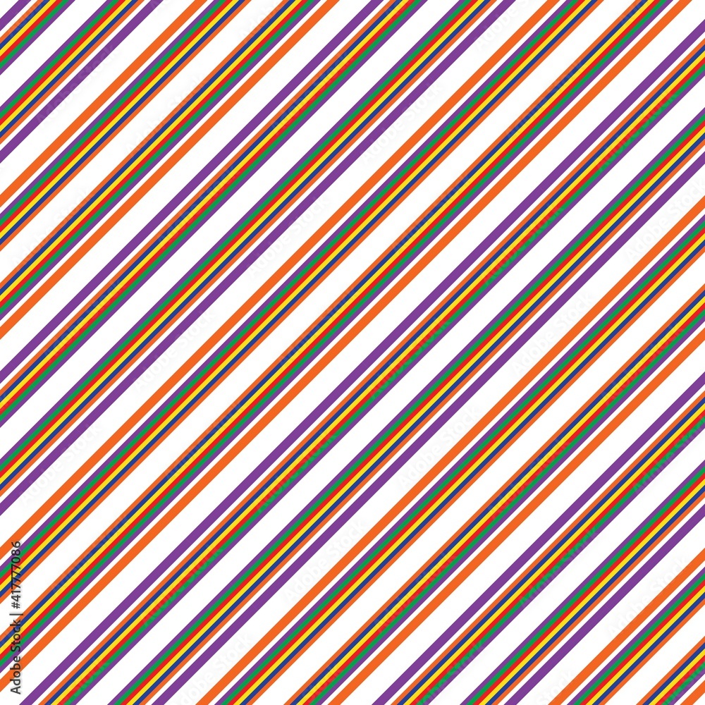 Rainbow Stripe seamless pattern background in diagonal style Rainbow Stripe seamless pattern background in diagonal style