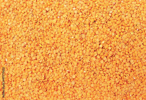 Toor dal, famous Indian legume also called yellow Pigeon peas
