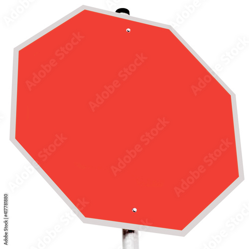 traffic sign compulsory highway code stop symbol white background