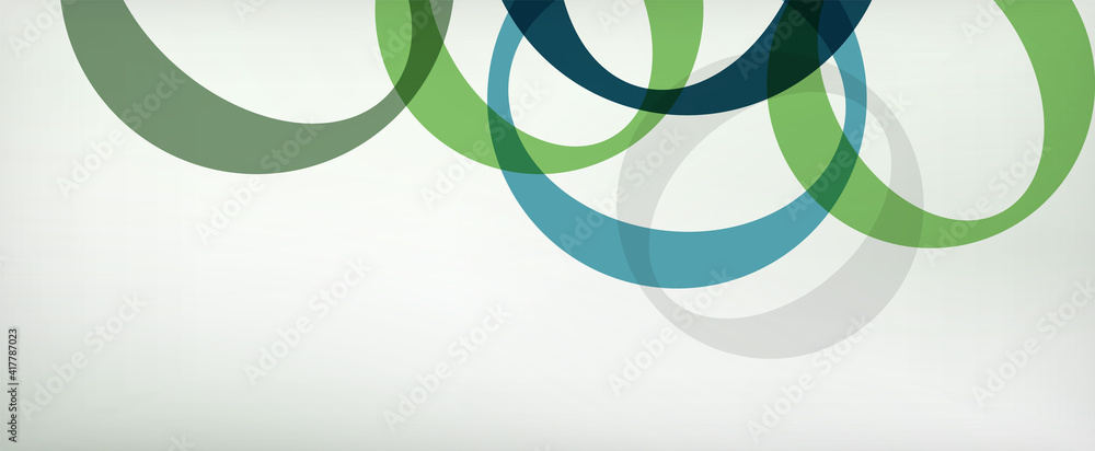 Ring geometric shapes, o letter repetition wallpaper. Abstract background for business or technology presentations, internet posters or web brochure covers Ring geometric shapes, o letter repetition wallpaper. Abstract background for business or technology presentations, internet posters or web brochure covers