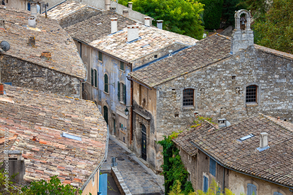Roofs of the Village of Menerbes, Provence, France