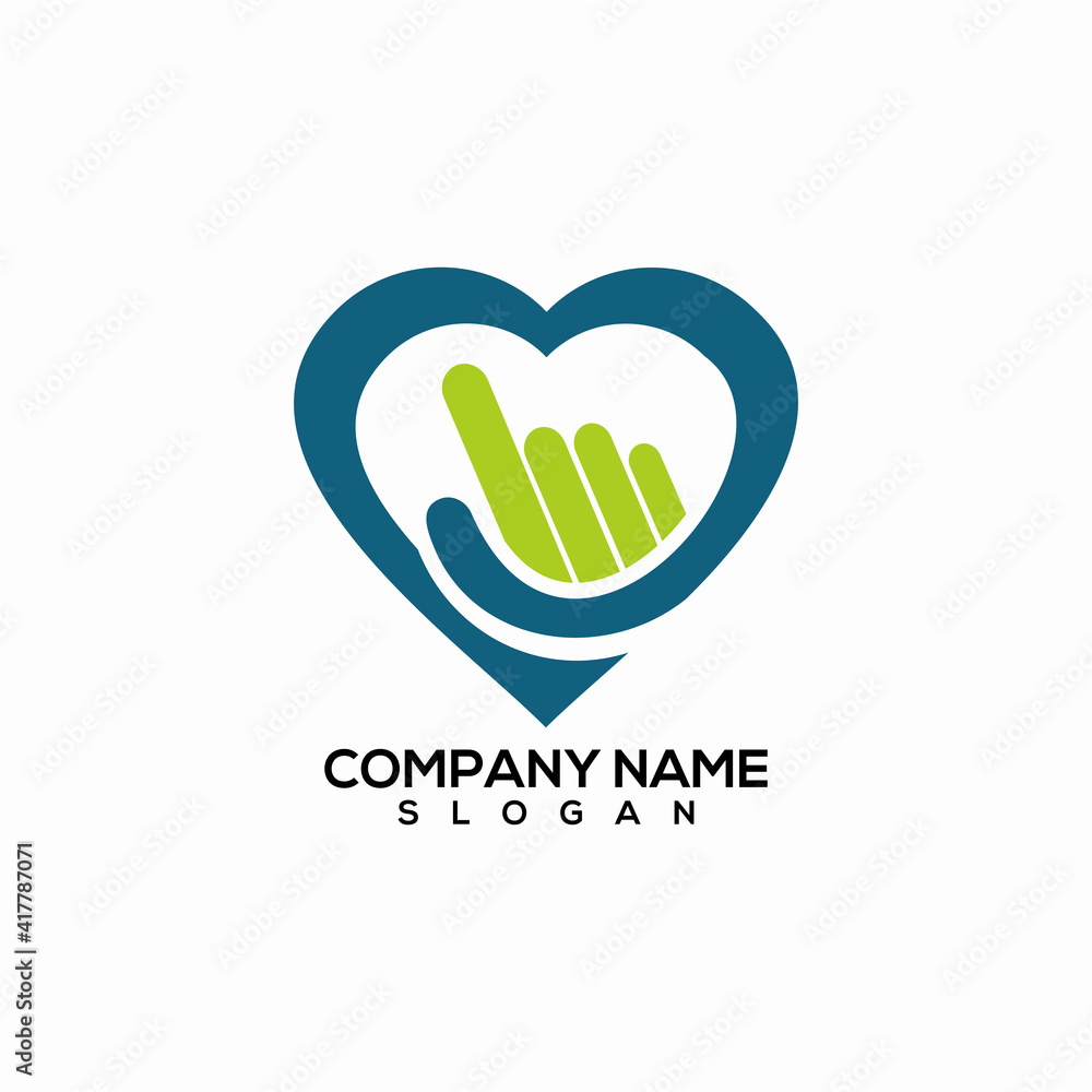heart love logo design template vector heart love logo design template vector
