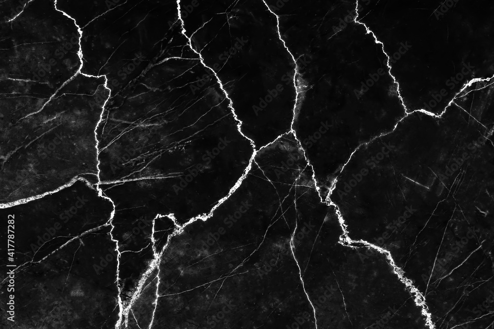 Marble black white vein seamless abstract nature background