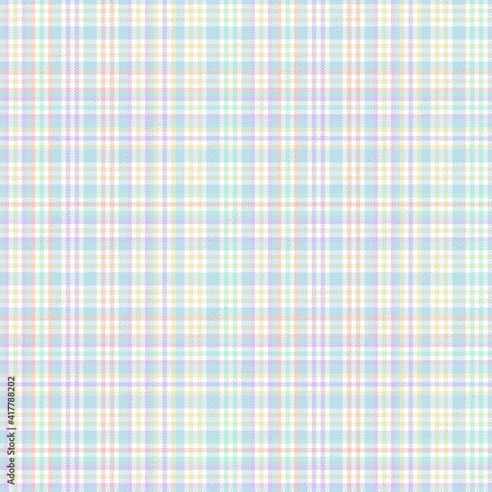 Rainbow Pastel Plaid textured Seamless Pattern Rainbow Pastel Plaid textured Seamless Pattern