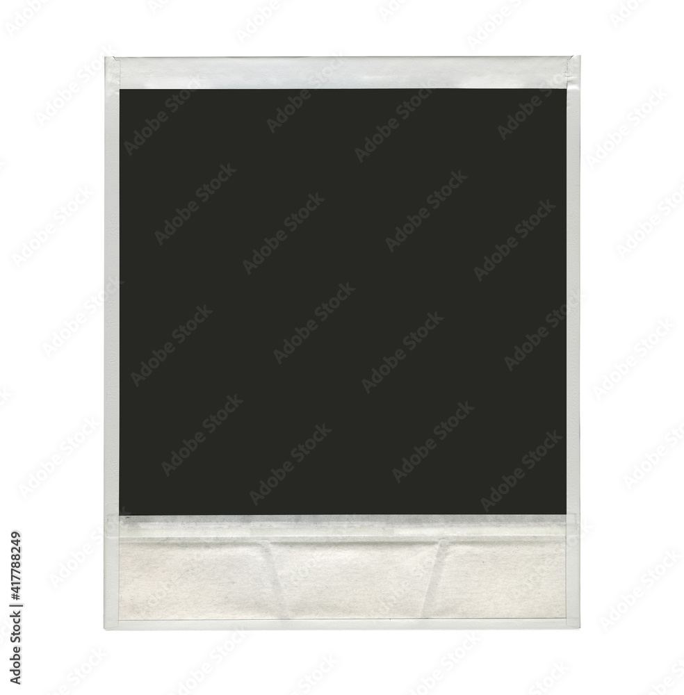 Old Polaroid Film Blank Isolated on White Background: Create Your Own Hanging Old Polaroid Film Blank Isolated on White Background: Create Your Own Hanging