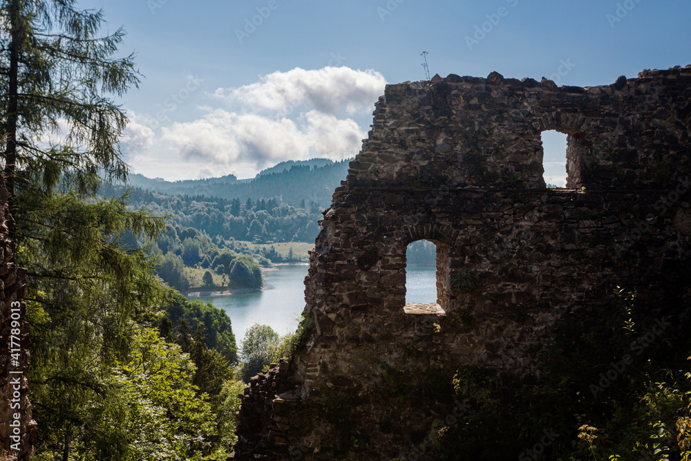 Czorsztyn castle in Pieniny Poland Czorsztyn castle in Pieniny Poland