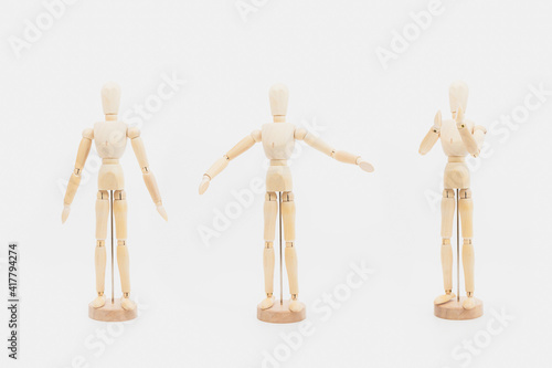 Wooden puppet