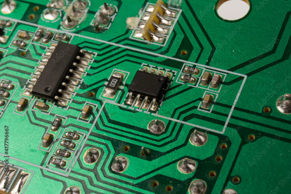 Picture of interesting microchip on pPCD board Picture of interesting microchip on pPCD board