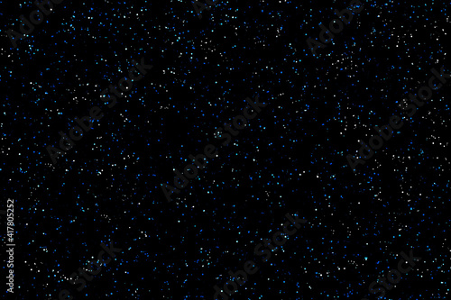 Dark blue starry night galaxy night sky background. 