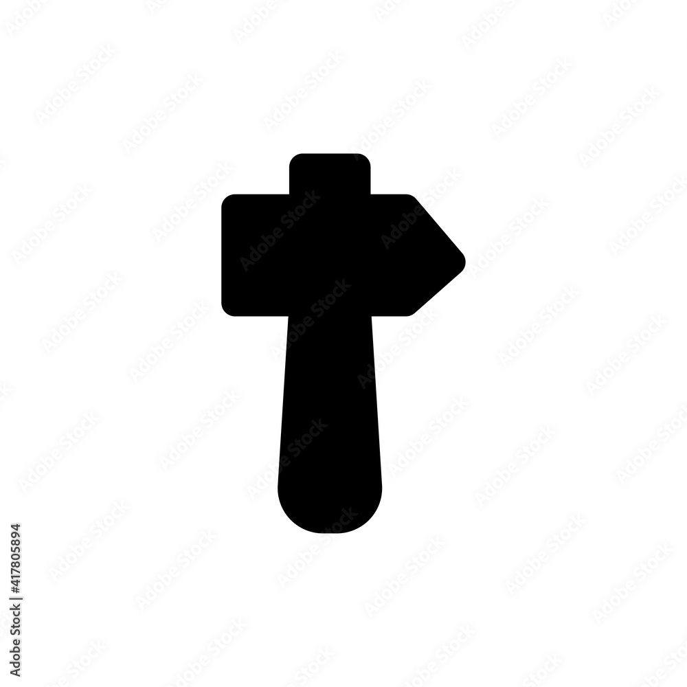 hammer icon solid style vector hammer icon solid style vector