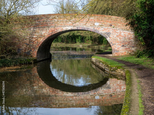 Bridge over the Grand Union Canal in Milton Keynes