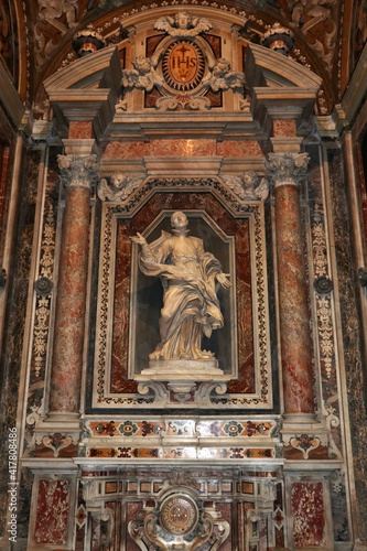 Napoli – Altare di San Francesco Borgia della Chiesa del Gesù Vecchio