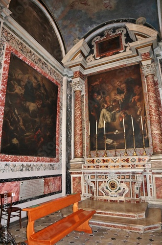 Napoli – Terza cappella di sinistra della Chiesa del Gesù Vecchio photo