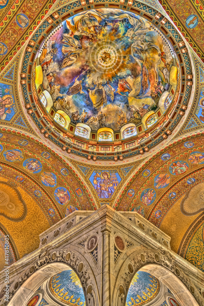 Szeged, Interior of the Cathedral, HDR Image