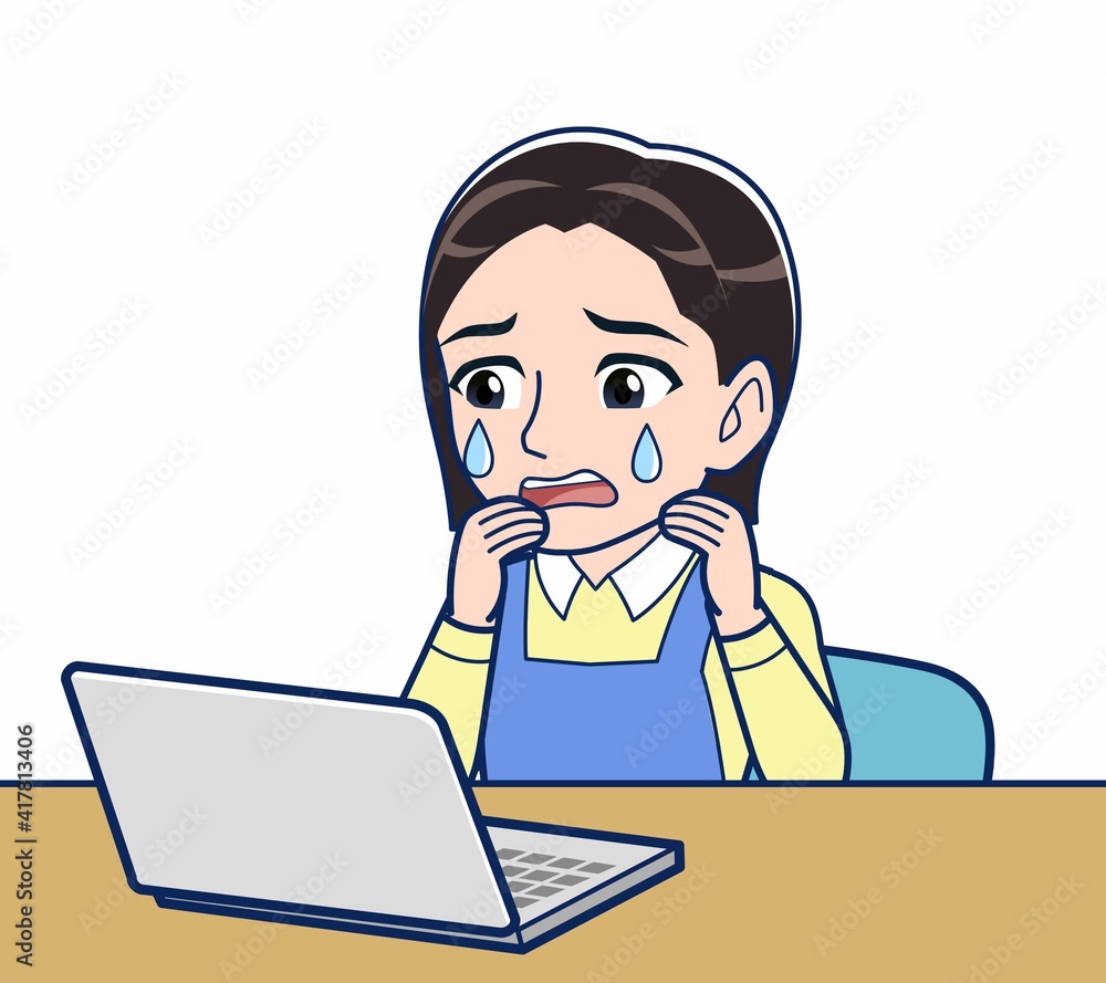 保育園で働く女性 保育園で働く女性